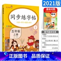 五上 语文 [正版]2024春小学生练字帖小学生一年级二三四五六年级上册下册语文同步练字帖人教版控笔训练硬笔书法每日一练