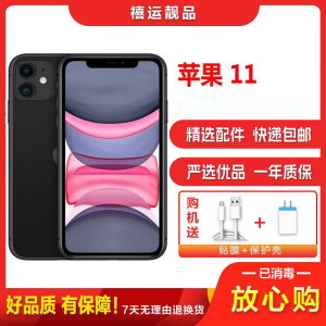 [二手95新]Apple 苹果 iPhone 11 黑色 256GB 二手手机 苹果11 双卡拍照备用4G手机国行