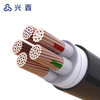兴酉 铠装电力电缆线 YJV22-5*1.5 米
