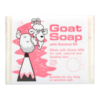 澳洲进口Goat Soap手工山羊奶皂椰子味香皂100g/块 保湿补水 滋润营养 深层清洁 各种肤质通用