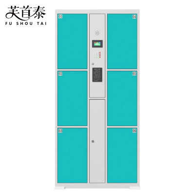 芙首泰电子存包柜自设密码6门850*460*1800mm台