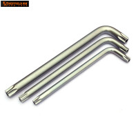 钢盾 SHEFFIELD S050750 L型加长带中孔花形扳手T50[家用]