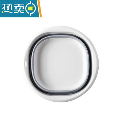 敬平便携式可折叠洗脸盆宝宝孕妇家用厨房菜盆套装旅行硅胶洗衣脚盆子