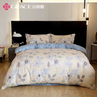 洁丽雅亲肤棉套件-蔓韵JLY-YHE102 被套:200x230cm 床单:230x250cm 枕套:48x74cm*2