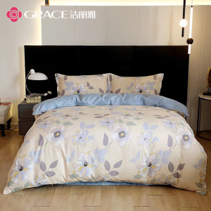 洁丽雅亲肤棉套件-蔓韵JLY-YHE102 被套:200x230cm 床单:230x250cm 枕套:48x74cm*2