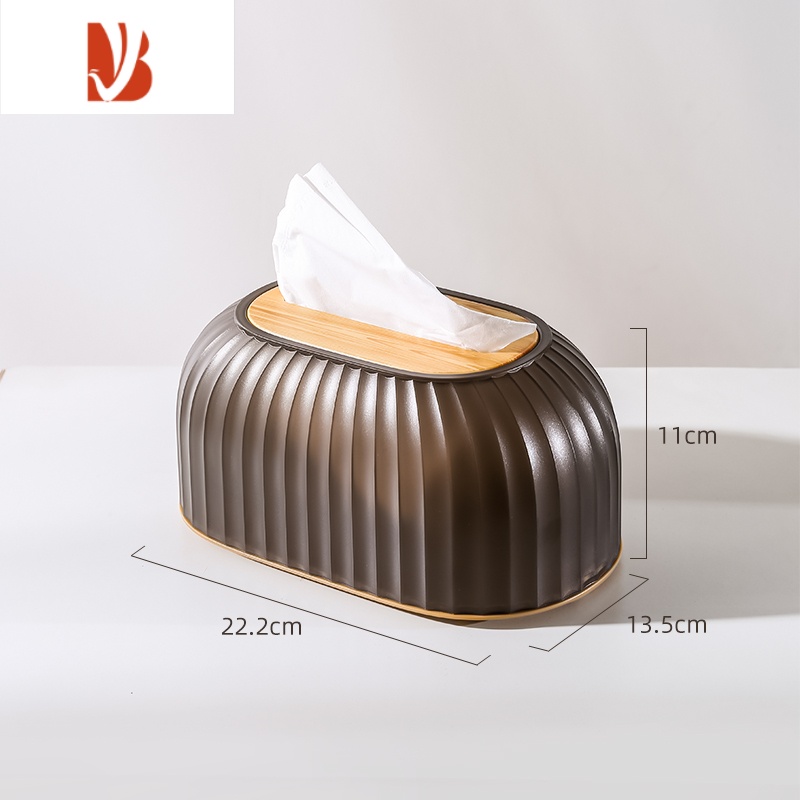 三维工匠桌面纸巾盒家用客厅餐厅创意轻奢现代升降抽纸盒茶几宿舍简约 透明棕升降纸巾盒