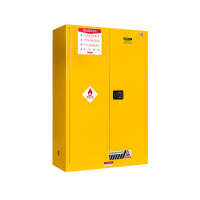 易企采 45加仑黄色防爆柜工业防火柜防爆箱化学品实验柜危险品储存柜(黄色 蓝色 红色 可选)