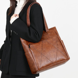 女包新款复古潮大容量手提托特包外贸跨境bags通勤女士单肩包