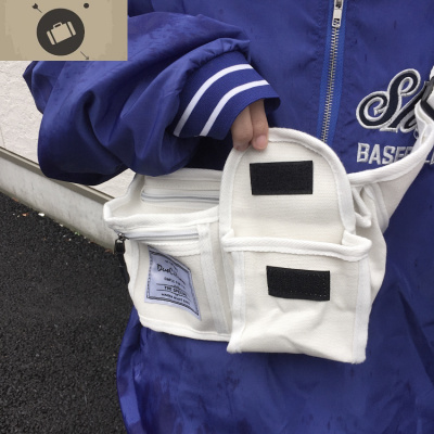 .20韩国ins复古日系工装百搭帆布斜挎包单肩包男女潮艾狄伊娃