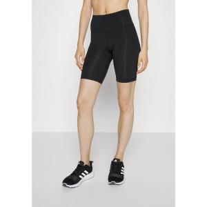 Adidas女士训练健身紧身运动裤高腰束脚速干透气短裤 black XXS