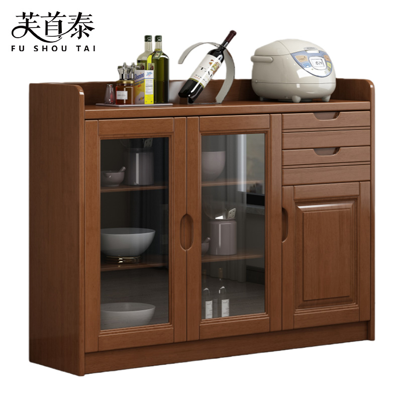 芙首泰茶水柜三门两抽130*40*90cm台