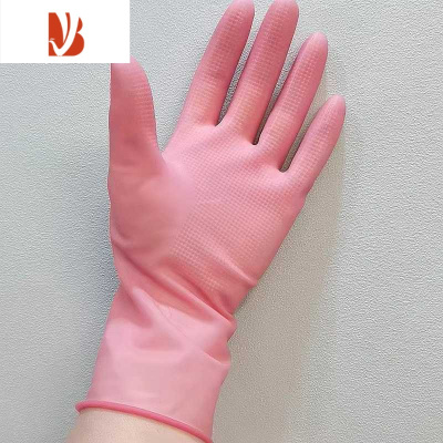 三维工匠轻薄高弹紧贴短筒乳胶家务清洁洗碗防滑防水洗车女士胶皮橡胶手套