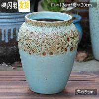 三维工匠花盆粗陶罐多肉花盆大号老桩花盆陶瓷高创意红陶盆栽花盆 F-383 大花盆容器