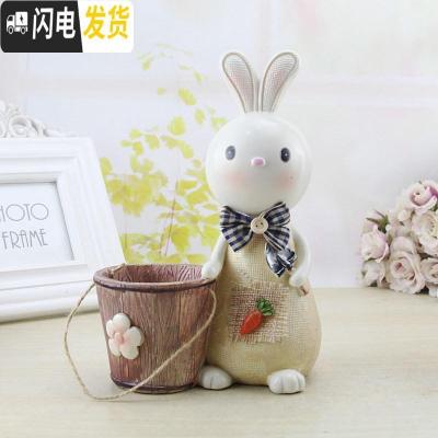 三维工匠笔插老师兔子笔筒创意时尚学生礼品办公桌面摆件送闺蜜礼品GL354胡萝卜