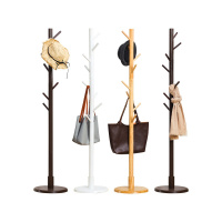 挂衣架落地卧室衣帽间服包架简易柜子家用置物简约现代实木