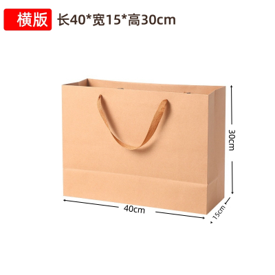 朗盛光艺 LSGY06 40*15*30cm 10个/包 横版牛皮纸袋 文件袋(计价单位:包) 本色