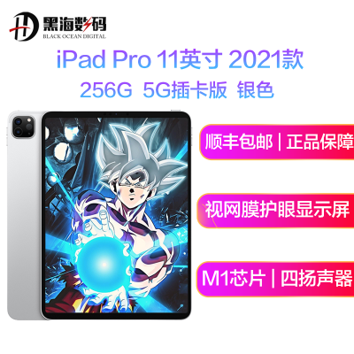 现-货已到-苹果Apple2021新款iPadPro11英寸256G5G插卡版苹果平板电脑MHWK3银色海外版
