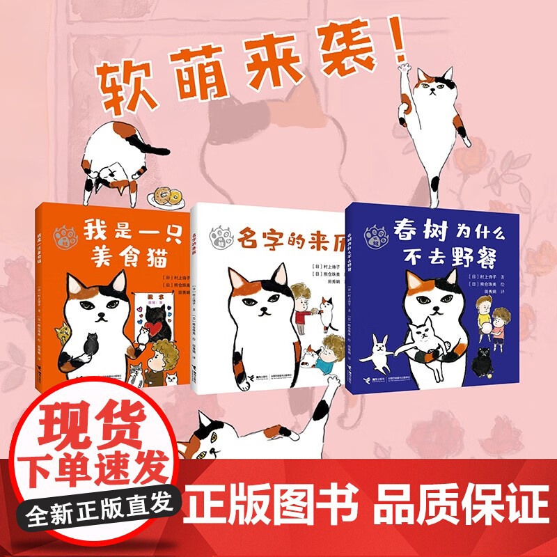 三花猫姐姐系列 套装共3册 注音版 7-10岁 村上诗子 著 儿童文学