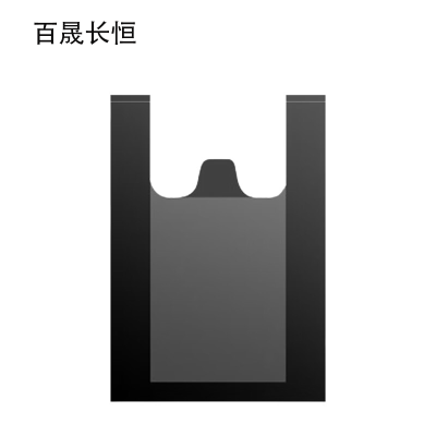 百晟长恒BSCH-B44 45*60cm 30只/卷 背心式垃圾袋 (计价单位:卷) 黑色