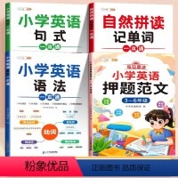 [抖音同款]3-6年级英语押题范文+语法+单词+句式一本通 小学通用 [正版]小学英语押题范文一年级二年级三四5五六年级