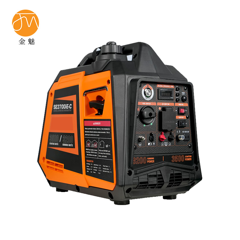 金魅 汽油发电机 5KW220V/380V电启动 台