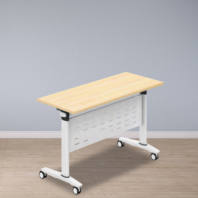 初嘉 CJ折叠培训桌带轮长条桌会议桌可移动办公桌培训学习桌E款1.4米