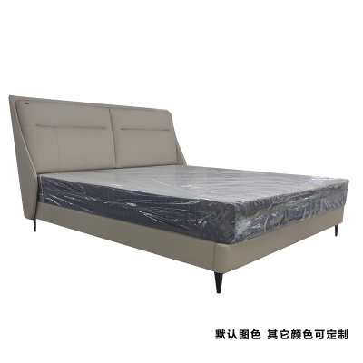 广亿隆真皮床宿舍公寓软包床