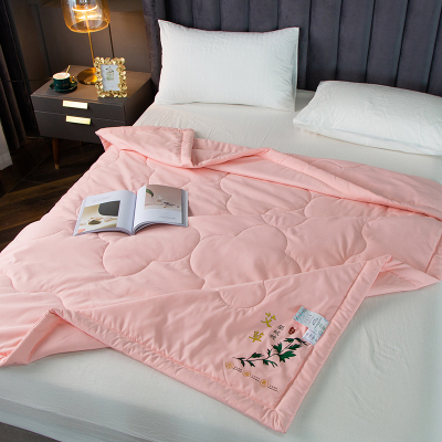 夏季艾草驱蚊水洗纯棉艾草功能空调被1.5米床