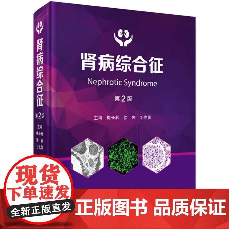 书2025新版]肾病综合征(第2版)肾脏病书籍肾脏疾病构成治疗肾病梅长林徐岩毛志国著 科学出版社