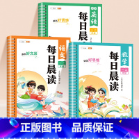 [一二年级3本]数学+语文+英语每日晨读 小学通用 [正版]每日晨读小学数学思维一年级二年级三四五六年级解题技巧数学故事