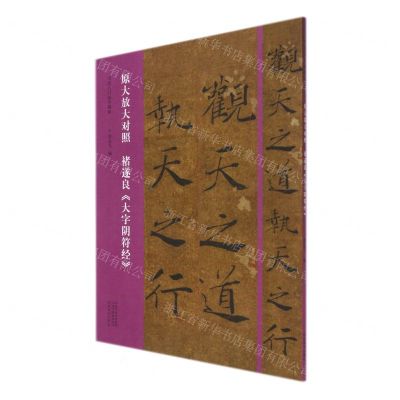 [N]褚遂良大字阴符经(原大放大对照)/书法入门必学碑帖-9787540156497