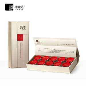 小罐茶金罐特级正岩大红袍乌龙茶40g 送礼盒装 礼袋