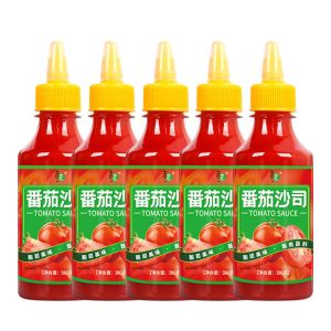 番茄酱沙拉酱黑胡椒酱甜辣酱组合手抓饼酱料沙司批发