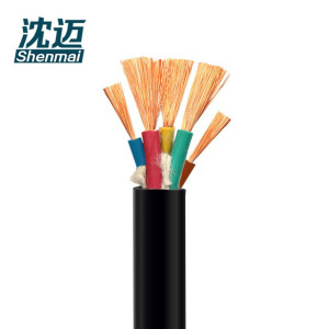 沈迈 铜芯橡套软电缆 YC-3*120+2*35平方/米