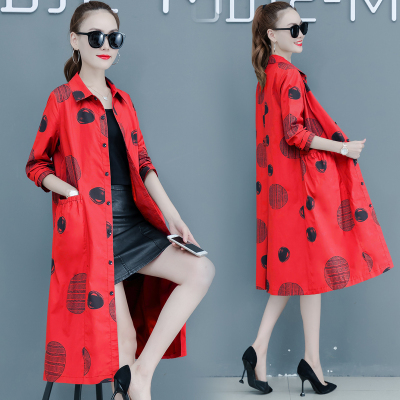 FISHBASKET风衣女中长款小个子2020秋装新款韩版宽松修身显瘦女士薄款短外套风衣女