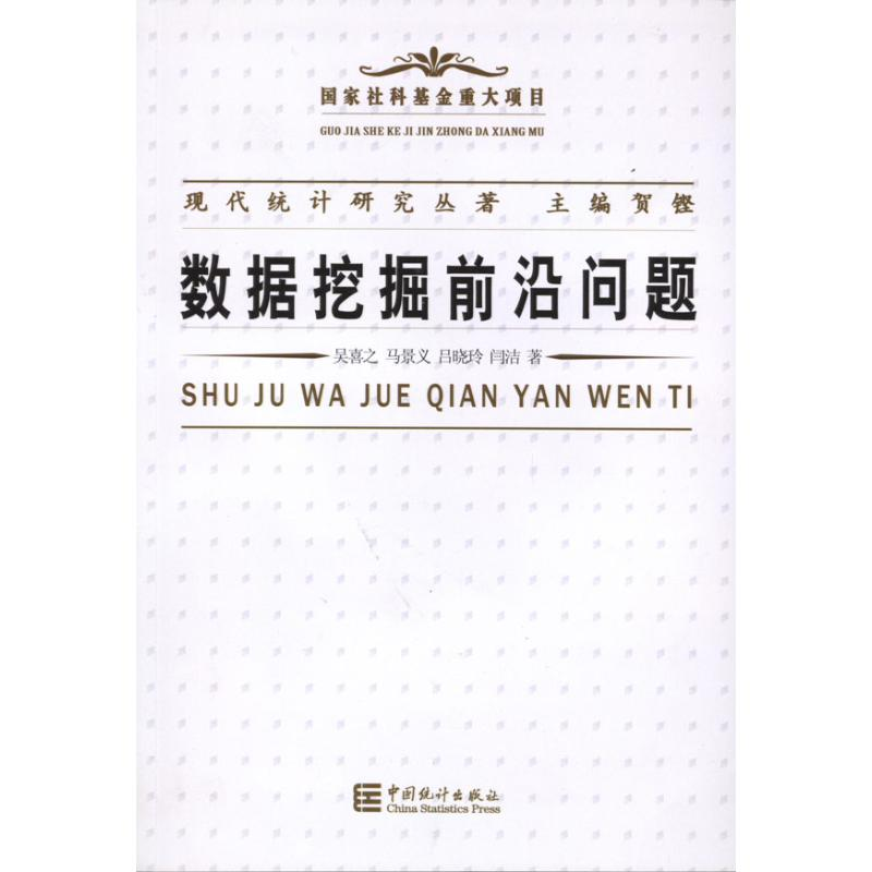 音像现代统计研究丛著:数据挖掘前沿问题贺铿 主编
