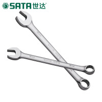 世达(SATA)全抛光两用扳手 开口扳手梅花两用扳手 32mm 40223 1把