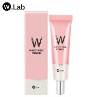 W.Lab韩国进口粉色妆前乳隔离霜35g Wlab水润服帖毛孔隐形自然提亮不浮粉 粉底/遮瑕