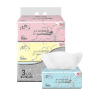 清风 抽取式面巾3层110抽3包/提 AR33LS1*8提/箱