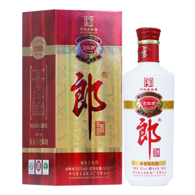 郎酒 老郎酒1898电商版53度500mL*1瓶酱香型白酒 2015年