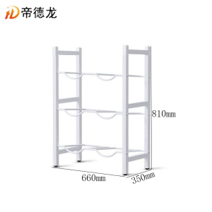 帝德龙6位水桶置物架纯净水支架ST5 660*350*810mm