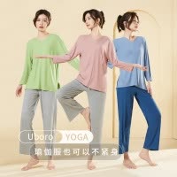 Three Sons凉感莫代尔家居服女可外穿休闲瑜伽运动套装感睡衣女