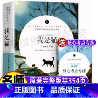 [正版]我是猫日本原著夏目漱石完整版无删减青少年初中三年级高中必读文学名著九年级必读课外书开明出版名师导读批注带考点孙