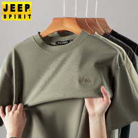JEEP吉普2025春季新款男士休闲短袖T恤舒适柔软舒适简约