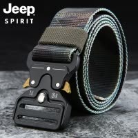 Jeep眼镜蛇卡扣机能战术尼龙裤腰带帆布皮带男大学生军训帆布户外