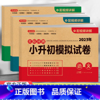 模拟试卷 语数英3本 小学升初中 [正版]2023小升初模拟试卷真题卷语文数学英语全套人教版小学毕业升学系统总复习知识大