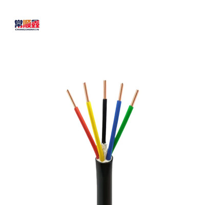 常顺鑫 硬芯铠装控制线ZR-KVVP22 450/750V 5×4 米