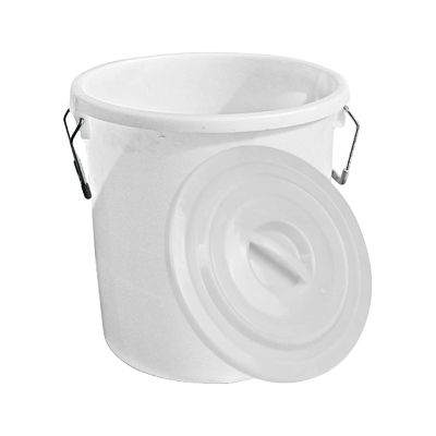 臻远ZY5052313 圆形大号垃圾桶50L 40*40*41cm(单位:个)白色