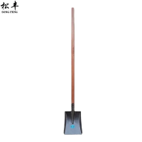 松丰(SONG FENG)加厚锰钢淬火煤铲小方锹小铁锨平板锹平板锨锅炉铲19.5cm*144cm把