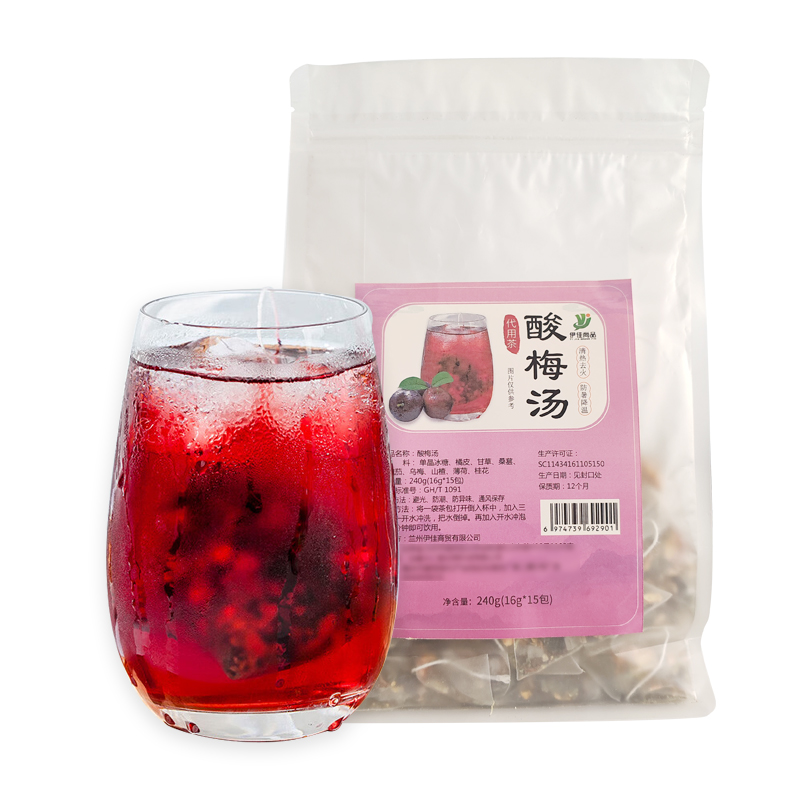 伊佳尚品 酸梅汤240g(16g*15包)/袋